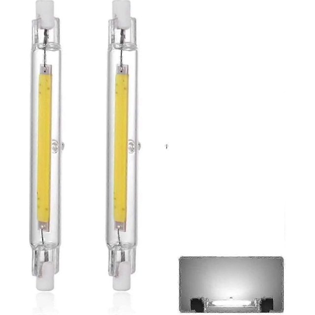 Bombilla LED R7s de 118 mm y 40 W, luz blanca fría de 6000 K, 3000 lm, equivalente a lámpara halógena J118 de 400 W, regulable, lineal de 360 grados, 40 W, R7s Tw