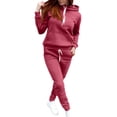 thumbnail image 6 of Migroa Perfect Gift Set for Men | Matching Hoodie & Relaxed Fit Joggers | Cozy Loungewear & Travel Sweatsuit Under $20, Hot Pink 3Xl, 6 of 9