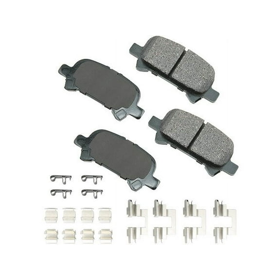 Rear Brake Pad Set - Compatible with 1999 - 2006 Toyota Camry 3.0L V6 2000 2001 2002 2003 2004 2005