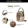 thumbnail image 5 of Women's Crossbody Handbag Shoulder Handbag 5.91x3.15x8.27 Inch Bank Card Bag Cash Bag Key Bag Lovely Christmas Cross, 5 of 7