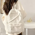 thumbnail image 2 of Fgnfyis Backpack for Kids Fresh Minimalist High Capacity Casual Daypack College Students Travel School Backpack White, 2 of 4