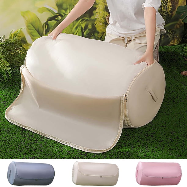 Bolsa de almacenamiento de edredones organizador de gran capacidad | Poliéster Ropa Pantalones Manta Bolsa de embalaje | Caja de clasificación de mudanza para el hogar | 31.5x31.5x60cm | Bolsa de