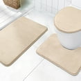 thumbnail image 1 of EGNMCR Bathroom Rugs, Rugs for Living Room, Kitchen Rugs Bathroom Toilet Cover Bathroom Mats Absorbent Printed Floor Mats Bathroom Toilet 3 Piece Floor Mat Set carpeting carpeting, 1 of 8