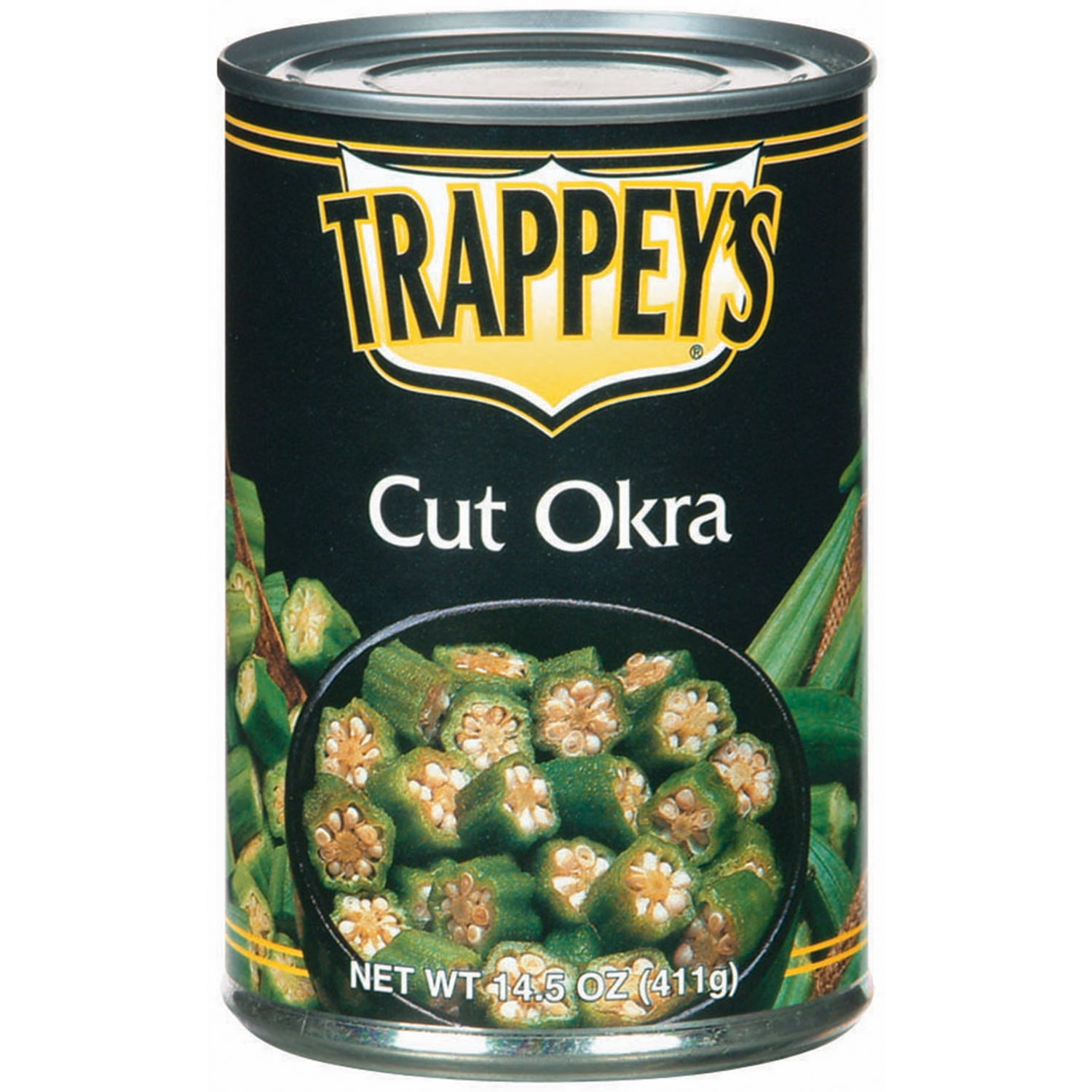 Trappey’s Cut Okra, Canned Vegetables, 14.5 oz