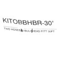 thumbnail image 5 of UFLEX Hydraulic OB-BHBR Hose Kit with Pre-Crimped Brass Fittings, Bulkhead Fittings and Bend Restrictors on Both Ends, 2pk, 5 of 5