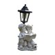 thumbnail image 3 of Figura de patio con luz solar, impermeable, bonita decoración, escultura de resina Niños niñas, 3 of 9
