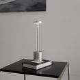 thumbnail image 5 of Lámparas de mesa inalámbricas, lámpara de escritorio LED recargable con control remoto, 3 modos de color, luces modernas que funcionan con pilas para dormitorio, oficina, comedor, 5 of 5