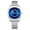 Silver Case Blue Face, variant on Fashionable watch for women and men, unisex, original "Eye of God" design, niche steel band watch, stylish hip-hop couple's quartz watch