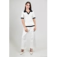 thumbnail image 5 of Blusa tipo polo bicolor Roman Fashion /Juvenil, 7280 (Blanco) blanco M, 5 of 5