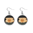 thumbnail image 1 of Animal Funny Yellow Cat Shoot Ear Dangle Silver Drop Earring Jewelry Woman, 1 of 3