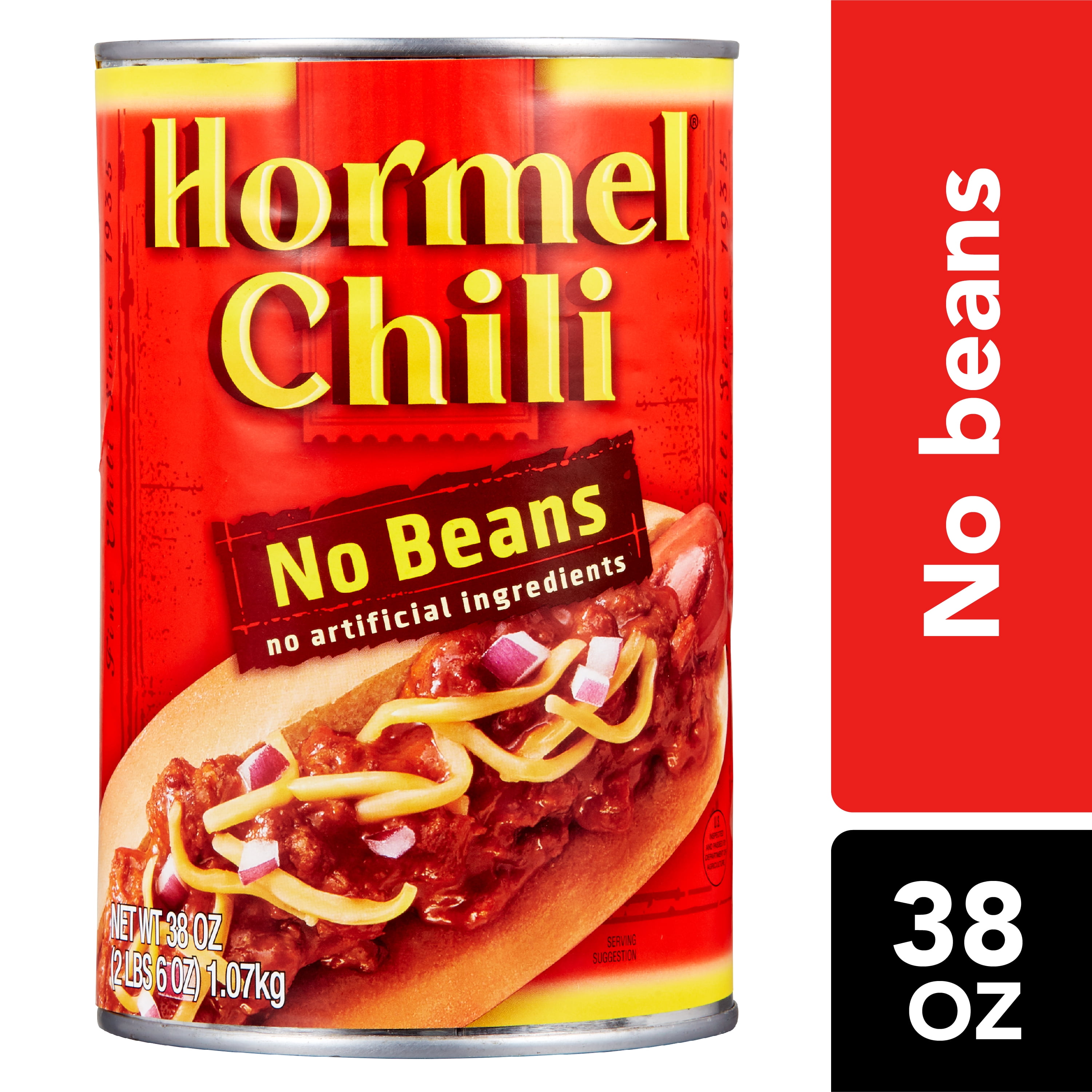 Hormel Chili No Beans, 38 oz