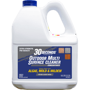 30 SECONDS Outdoor Multi-Surface Cleaner Concentrate - Cleans Stains from Mildew, Mold & Algae, 1G