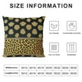 thumbnail image 5 of Shiartex Golden Glitter Print Pillow Cases Cushion Covers , Leopard Pillow Cases Cushion Covers Cheetah Print Throw Pillow Covers Pastel Dancer Decorative Throw Pillowcases for Kids(No Glitter), 5 of 5