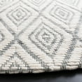 thumbnail image 2 of SAFAVIEH Marbella Winston Diamond Area Rug, Dark Grey/Ivory, 6' x 6' Round, 2 of 7
