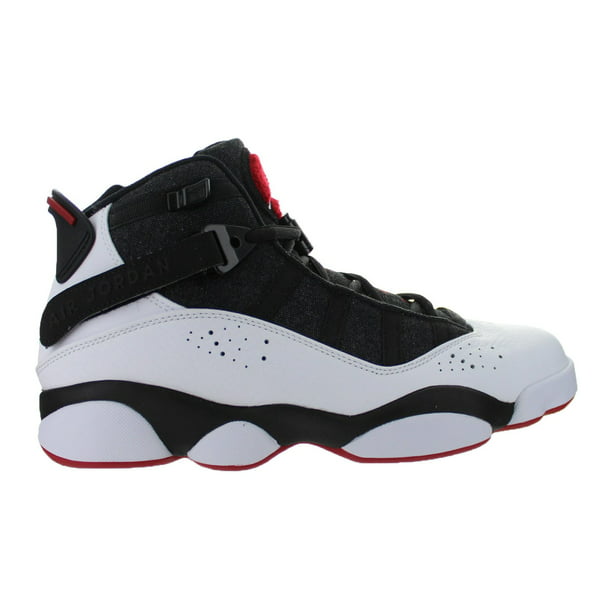 Jordan 6 Rings - Mens Size US 13 - White/Black/Gym Red Shoes 322992-012