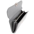 thumbnail image 4 of Cartera de embrague para mujer para mujer, tarjetero rgo, monedero, bolso Gris Sunnimix Bolso de señora Card Holder Case, 4 of 8