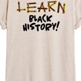 thumbnail image 3 of Instant Message - Learn Black History Oversized Graphic T-Shirt, 3 of 6