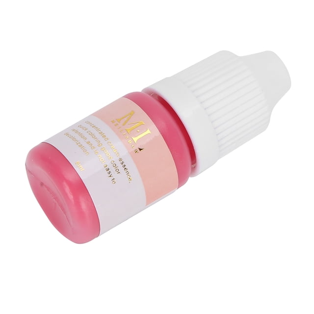 8ml Lips Microblading Pigment, SemiPermanent Lip Ink, Make Up Supply with 7 Colors for Effect, Fine and Easy to Color