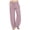 Pink_CS20, variant on Lumtrix Women Wide Leg Linen Palazzo Pants Casual Elastic High Waist Drawstring Flowy Loose Beach Travel Trousers with Pockets Navy XL
