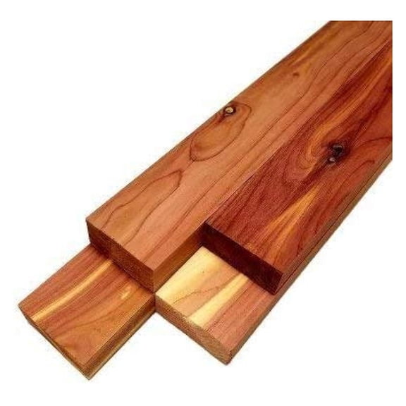 Cedar (Aromatic) Lumber - 3/4" x 3" (4 Pieces) (3/4" x 3" x 12")
