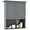 Grey, variant on ZYPPP 28" H x 23.5" W Wall Mount Medicine Cabinets with Adjustable Shelf and 2-Door for Bathroom Laundry Living Room-Brown