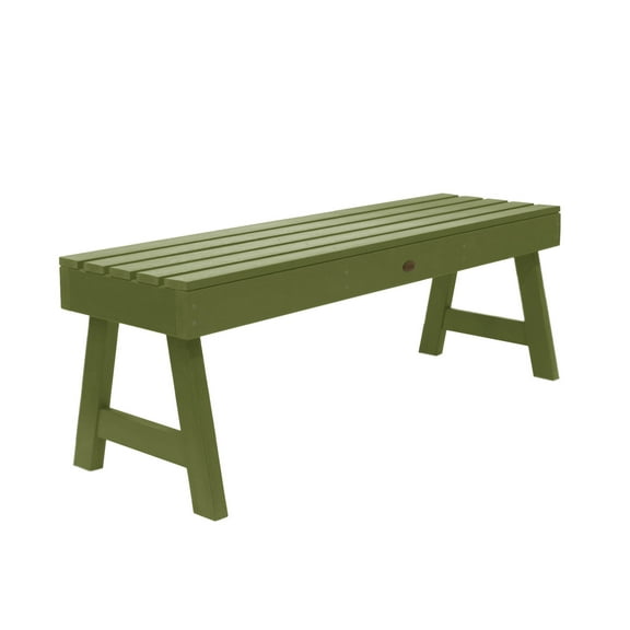 highwood® Weatherly Eco-Friendly Recycled Plastic Picnic Bench, 4'