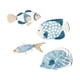 thumbnail image 5 of 4 piezas de decoración de pared de peces de madera con temática de playa, náutico costero para dormitorio, comedor, baño oceánico, hotel., 5 of 8