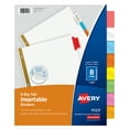 thumbnail image 2 of (2 pack) Avery Big Tab Insertable Dividers, 8-Tab Set, Multicolor (11123), 2 of 9