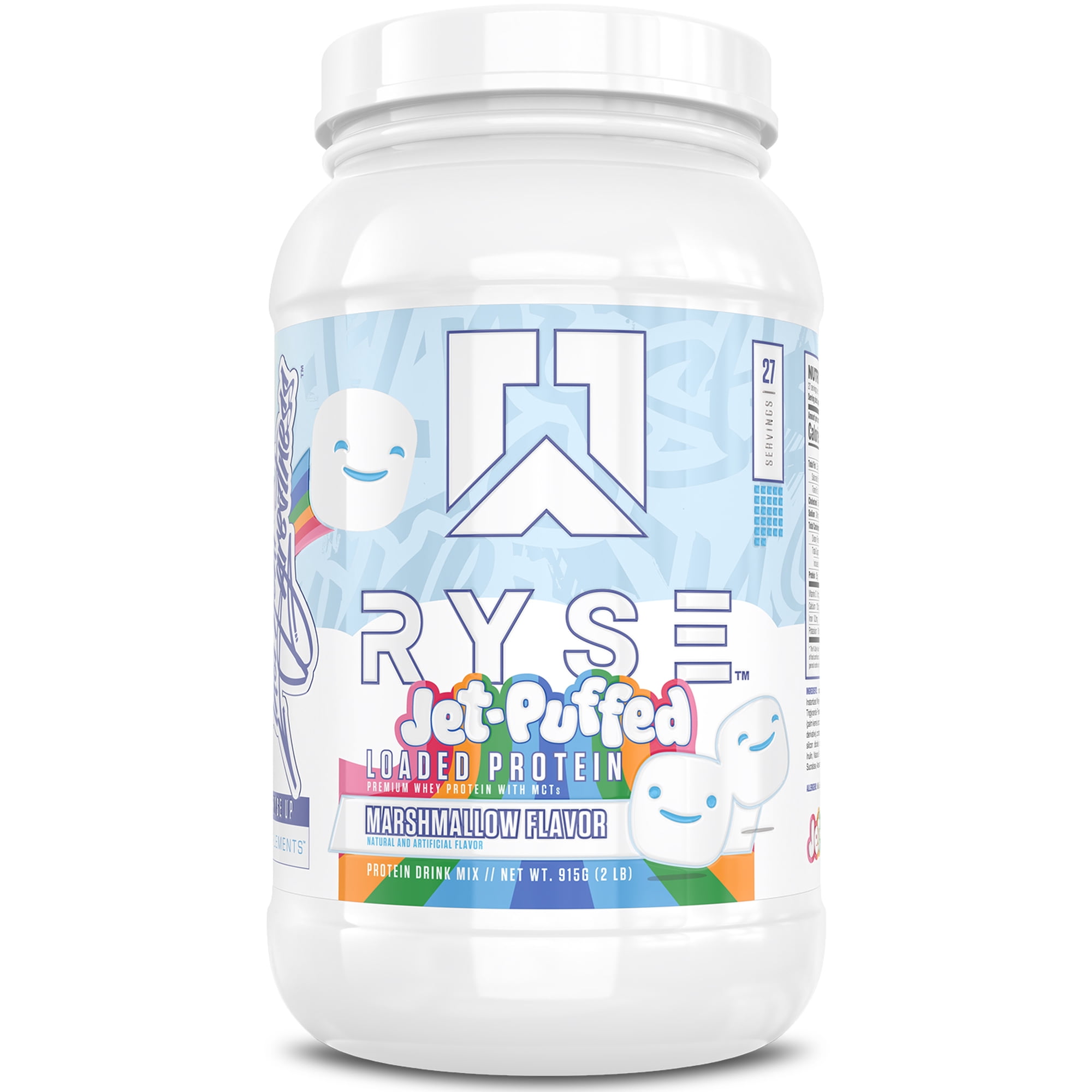 RYSE Loaded Protein Powder - Jet-Puffed Marshmallow - 27 Servings