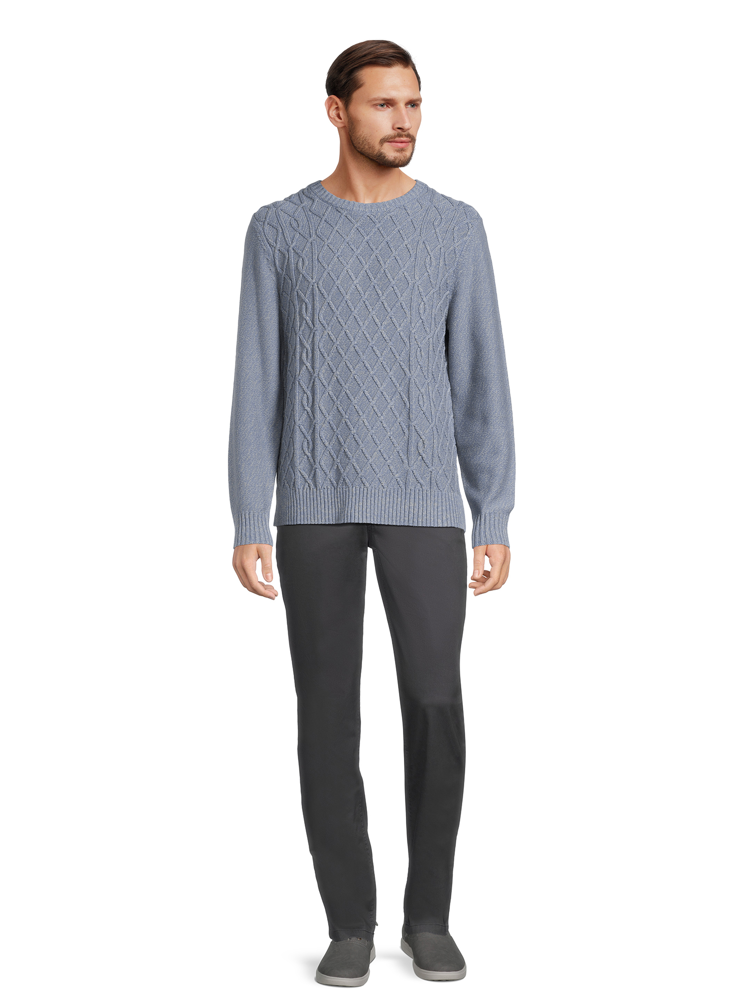 George Men's Marled Sweater with Long Sleeves, Sizes S-3XL - image 2 of 5