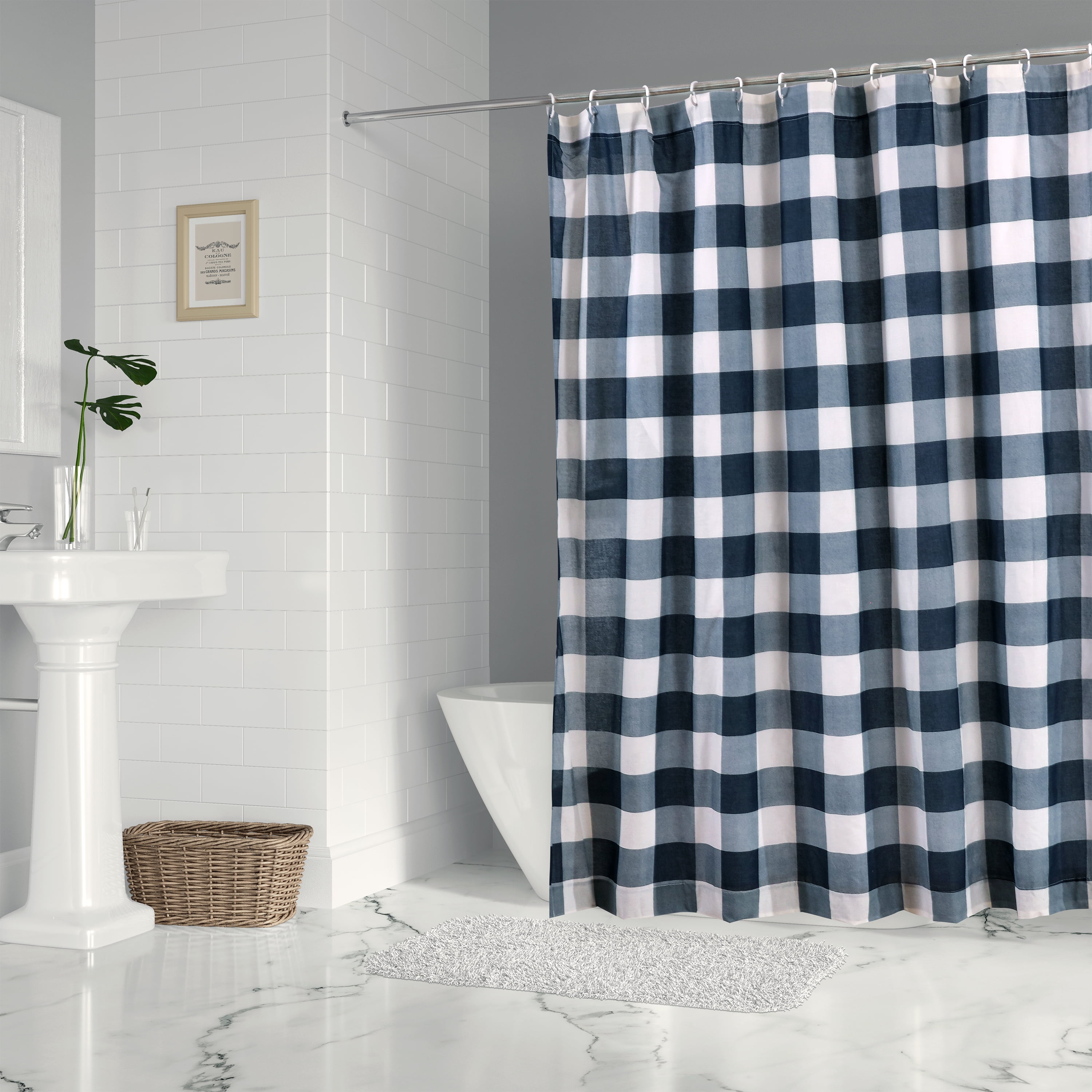 Levtex Home Camden Shower Curtain with Grommets One Shower
