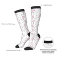 thumbnail image 6 of Fotbe Cute Poodle Dog print Women's Men's Novelty Crew Socks Cotton Socks Knee High Socks for Walking,Running,Nurses,Pregnancy, 6 of 8