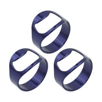 Haful Bottle&Can Openers 3Pcs Bartender Ring Ring Portable Stainless Steel the Top Beer for Bartenders Creative Beer Bar Tool Jewelry Gift for Friends, 3X Bottle Opener