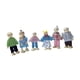 thumbnail image 5 of Muñecas en miniatura de casa de muñecas ,Wooden Dollhouse Dolls Finter Play ,Figuras de personas en miniatura Mini Dolls House Toy ,Juego de juego de muñecas de la familia de los, 5 of 9