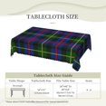 thumbnail image 6 of Rectangle Table Cloth, Scottish Clan Farquharson Tartan Plaid Resistant Washable Tablecloth Decorative Table Cover for Dining, Indoor and Outdoor, 6 of 6