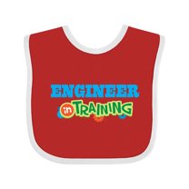 Inktastic Engineer in Training Boys or Girls Baby Bib