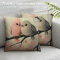 thumbnail image 3 of Orinice Hearts Graphic Decorative Throw Pillow Cover for Home Couch Living Room Bed Sofa - Short Plush Material - Invisible Zipper Design - Indoor Use - 1PC 24x24in, 3 of 5