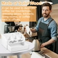 thumbnail image 6 of Coffee Station Organizer Solid Wood Coffee Bar Organizer Accessories Organizer Practical Coffee Station Organizer Versatile Coffee Pods Holder for Home, 6 of 10