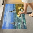 thumbnail image 6 of Dreamtimes Lighthouse 2 Pcs Bath Mat Set, Non-Slip Quick Dry Shower Rug, Extra Soft Plush High Absorbent Toilet Carpet for Bathroom, Bathtub, Sink, 16" x 24" + 20" x 24", 6 of 6