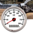 thumbnail image 3 of 85mm Pointer Digital Tachometer 8000RPM Red LED Backlight Guage Waterproof Marine Hourmeter for 12V 24V Car Boat, 3 of 8