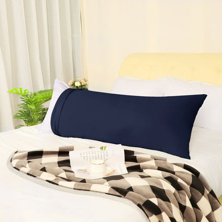 Zippered Body Pillow Case Cover Soft Microfiber Long Pillowcases