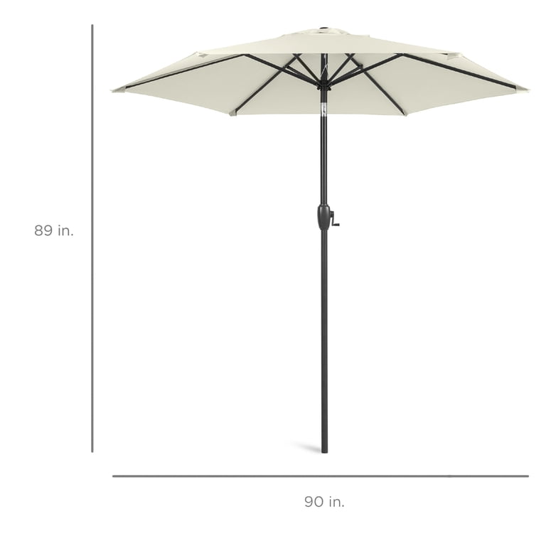360 patio umbrella COSIEST 10FT Offset Patio Umbrella,360-Degree Rotation, UV & Waterproof Canopy