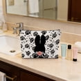 thumbnail image 6 of AURIGATE Easter Themed Linen Cosmetic Bags, 9.8×6.6×2.3in Linen Zipper Pouches with Bunny & Plaid Bow Designs, Spring Holiday Makeup Bags for Travel, Easter Decor & Gifts, 6 of 6