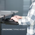 thumbnail image 3 of VIVO Height Adjustable Clamp-on Computer Keyboard Tray with Storage Drawer, 3 of 8