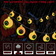 thumbnail image 4 of Guirnalda de luces de Halloween, decoración de Halloween aterradora, Halloween para fiestas, patios, decoraciones de jardín, 4 of 5