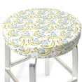 thumbnail image 3 of Kdxio Moon And Rabbit Print Stool Covers Round,Stretch Round Bar Stool Covers Washable Bar Stool Cushion Slipcover for 12-15 Inch Chair, 3 of 7