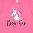 thumbnail image 4 of Inktastic Big Sis Unicorn Girls Sister Announcement Girls Baby T-Shirt, 4 of 5