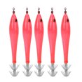 thumbnail image 2 of Señuelos de pesca luminosos, 5 piezas de señuelos de calamar luminosos, anzuelos de calamar, señuelos de pesca, aparejos de pesca, tecnología de vanguardia, 2 of 9