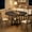 Black-new, variant on COZONY 47" Round Dining Table for 4–6, Wood Top, Metal Base with Storage, Adjustable Feet, No Chairs