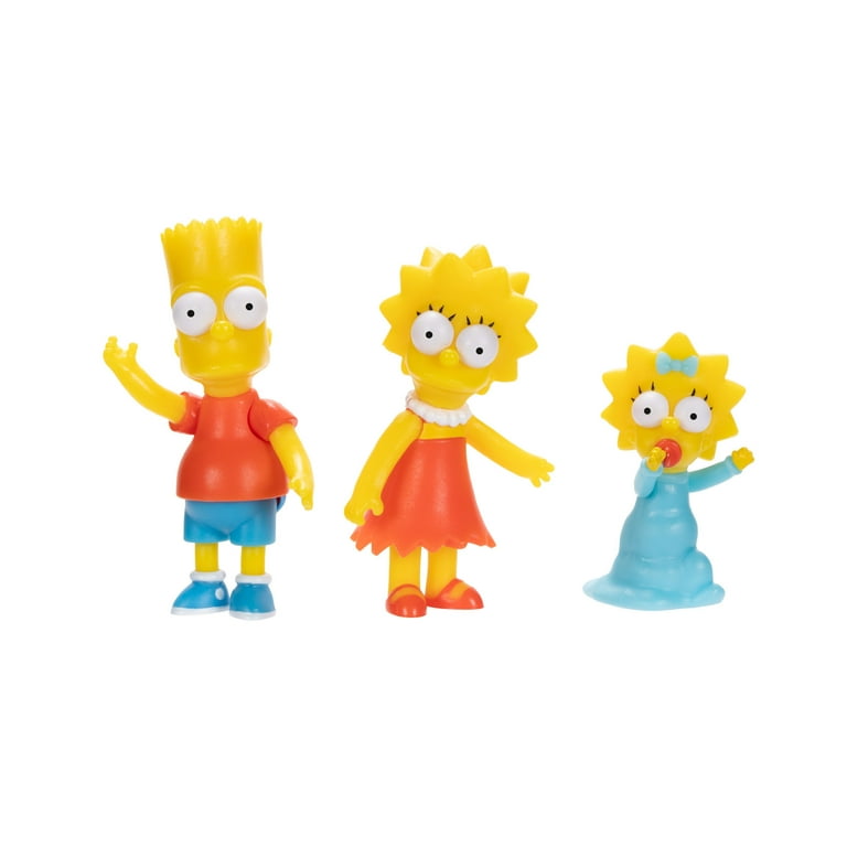 The Simpsons 2.5 inch Tall Scaled Action Figures Multipack